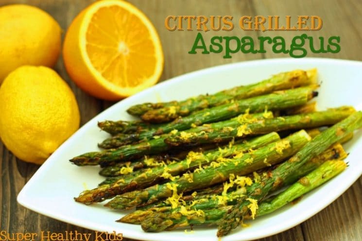 Citrus Grilled Asparagus. Mmmm.. Try adding this the next time you cook asparagus! You might get some new veggie fans!